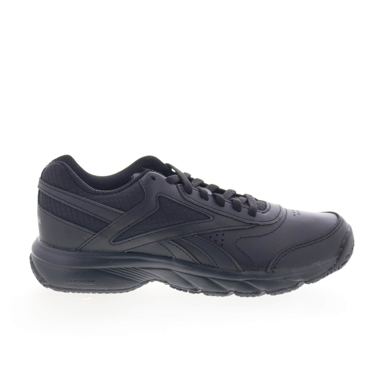 Reebok Work N Cushion 4.0 Womens Black Leather Lace Up Work & Safety Shoes