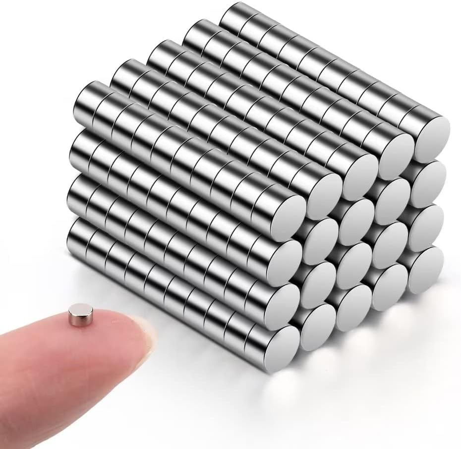200Pcs Small Magnets, 3X2 Mm Mini Tiny round Magnet, Micro Neodymium Magnets …