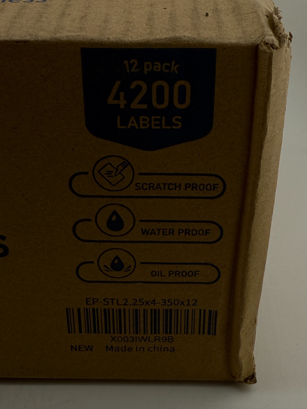Direct Thermal Barcode Labels 2.25″ x 4″ 12 Rolls x 350 Labels 4200 Total Labels