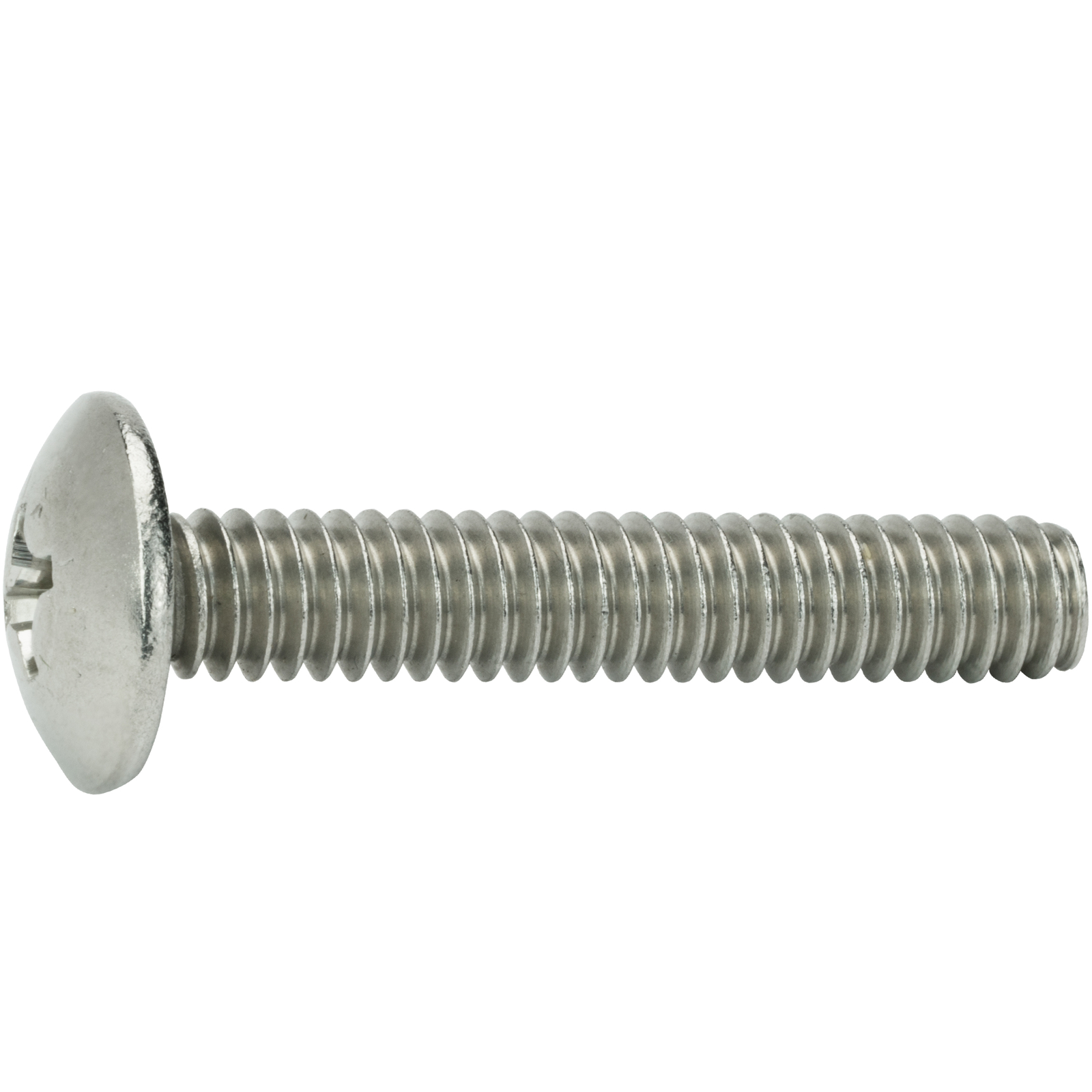 5/16-18 Phillips Truss Head Machine Screws Stainless Steel Wide All Lengths
