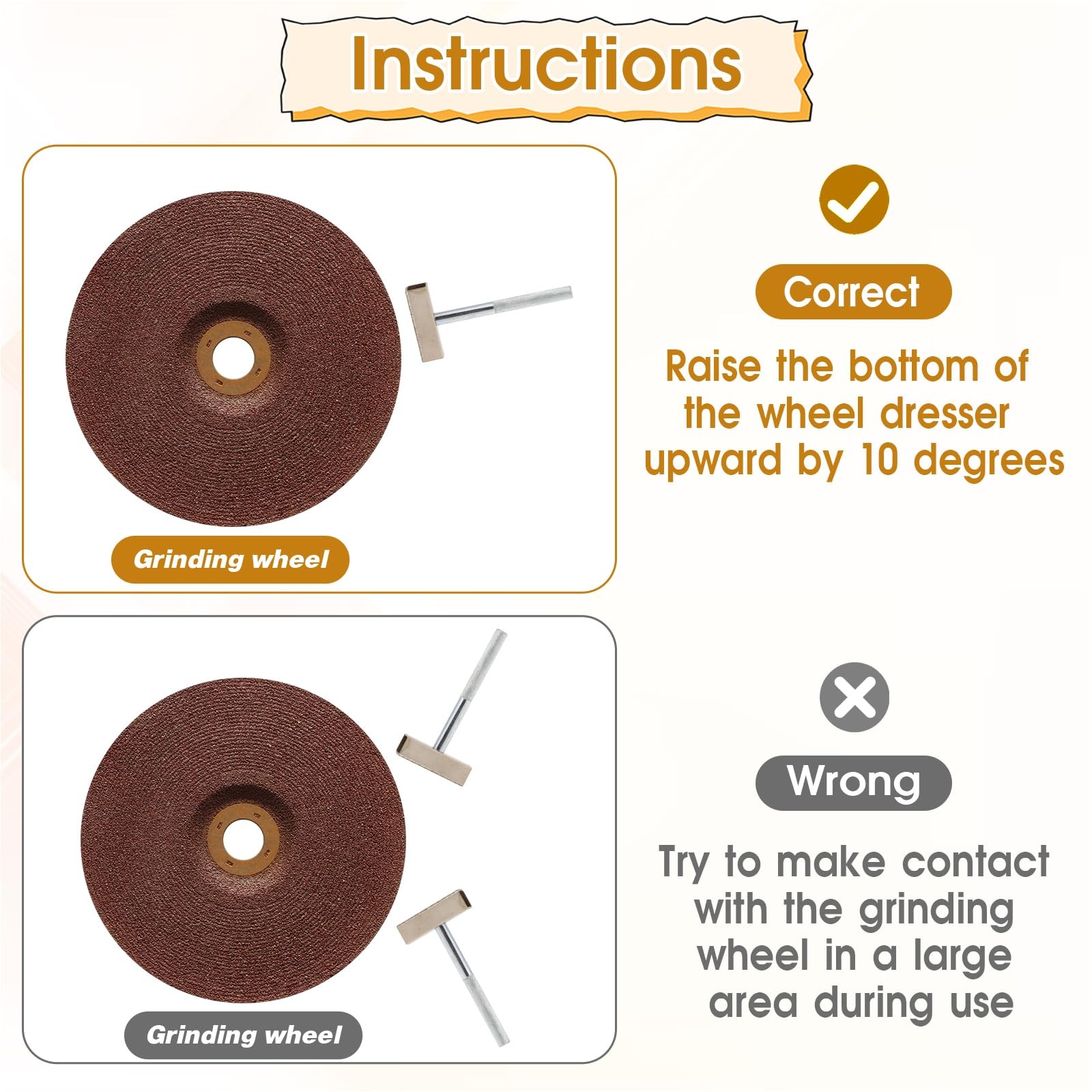 3 Pcs Grinding Wheel Dresser Grinding Wheel Dressing Tool Diamond Wheels Ston…