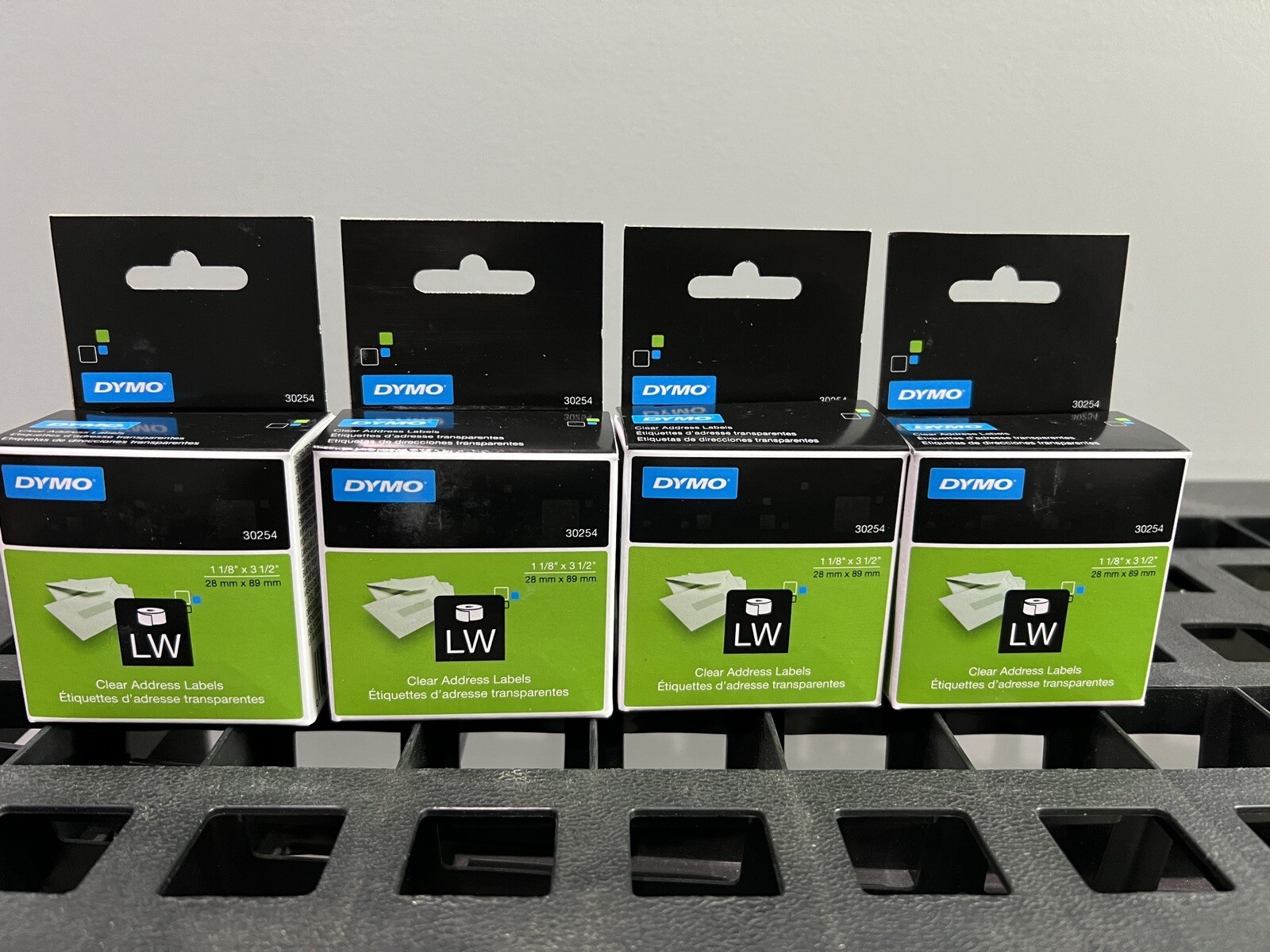Dymo 30254 New Clear Address Label 1 1/8 x 3 1/2 “ 520 labels total. Great deal