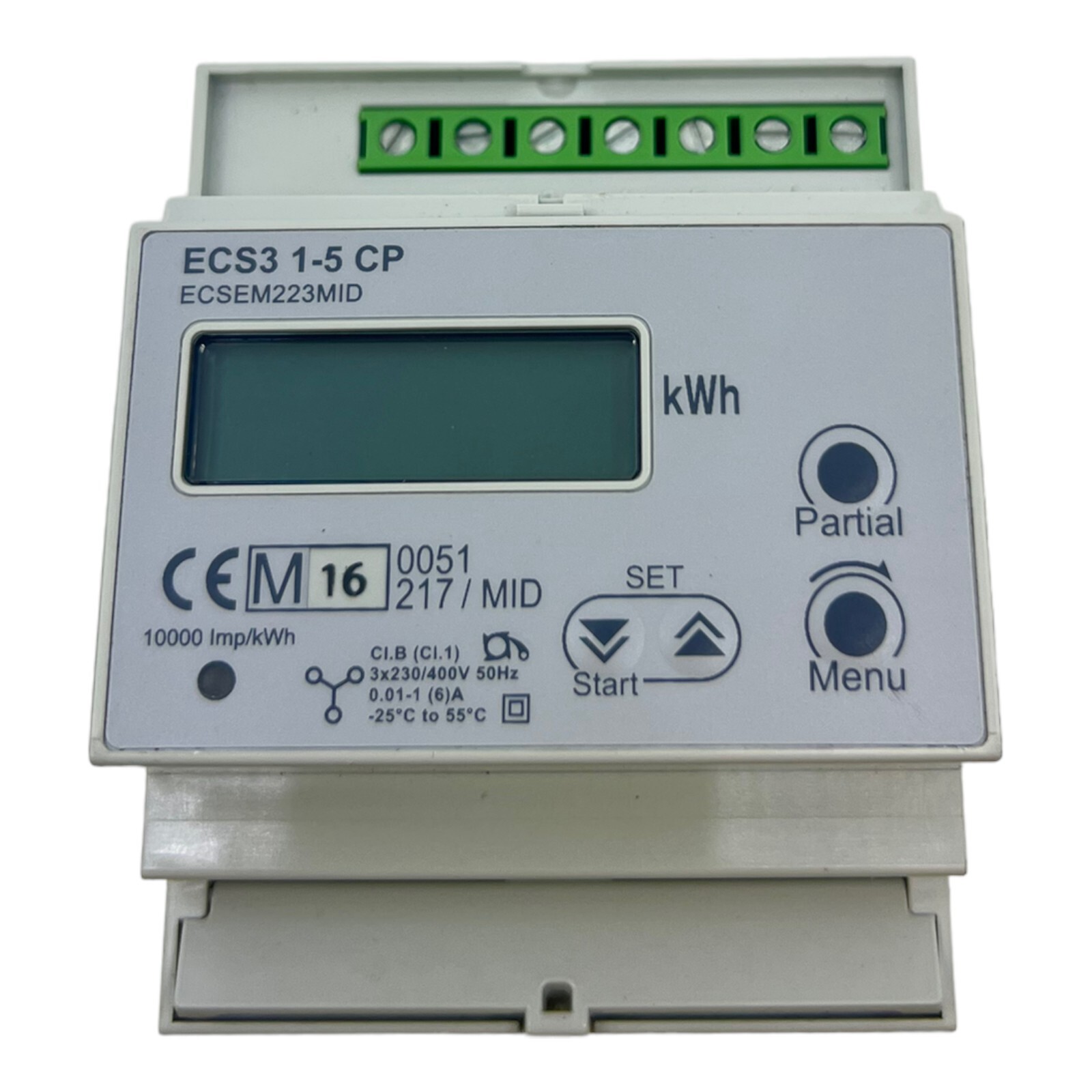 Janitza ECS31-5CP Three Phase Energy Meter 3×230/400V 50Hz -25°C to 55°C