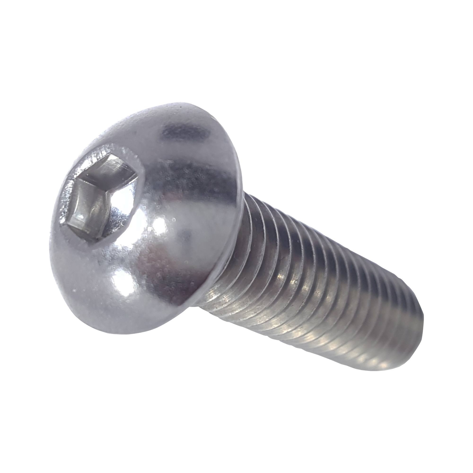 8-32 Button Head Socket Cap Screws Allen Hex Drive Stainless Steel 18-8