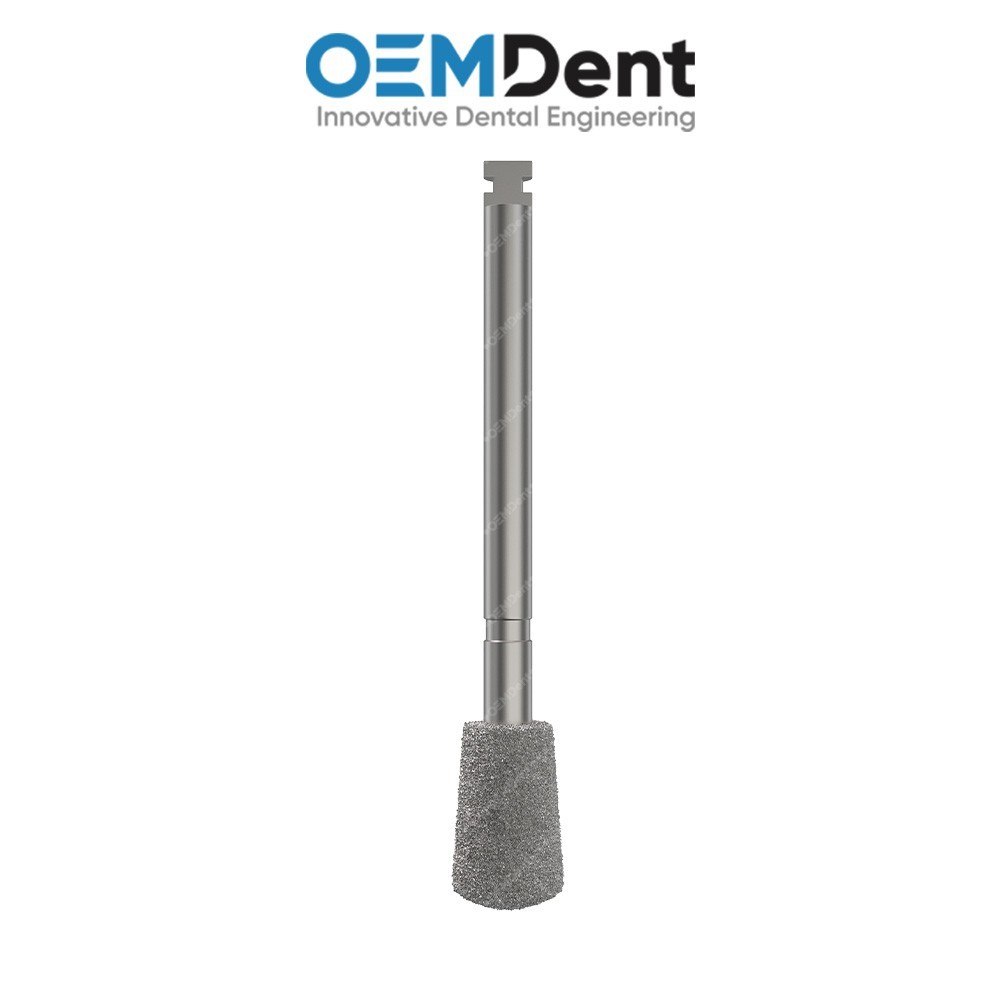 Dental Diamond Inverted Cone Bur Round End RA Latch Type Ø3.8mm Rotary Tool