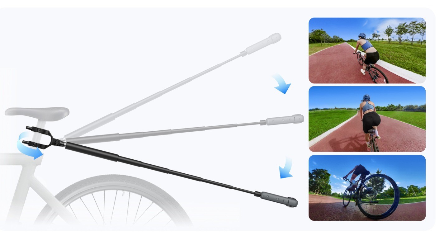 Insta360 Bicycle Tail Pole X4 Air X5 X4 X3 ONE X2