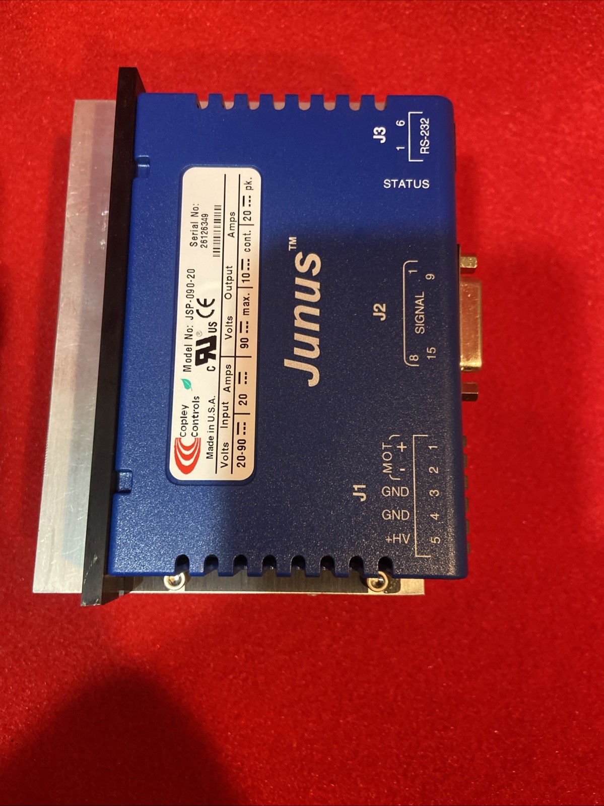 Junus JSP – 090–2 0 Servo Drive