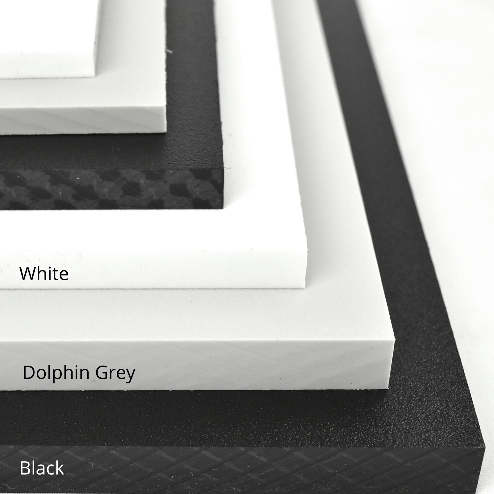 BuyPlastic Black HDPE Starboard, Marine Grade Plastic Sheet 1.5″ x 12″ x 24″
