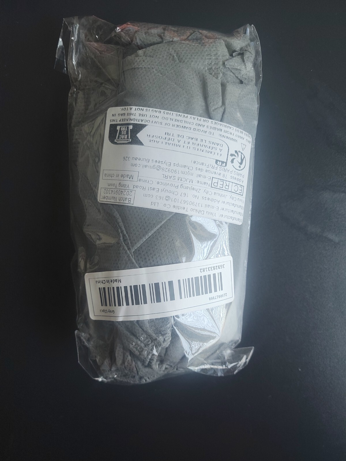 50Pcs Disposable Shoe Covers Non-woven Non-Slip Resistant Dust proof Gray Color