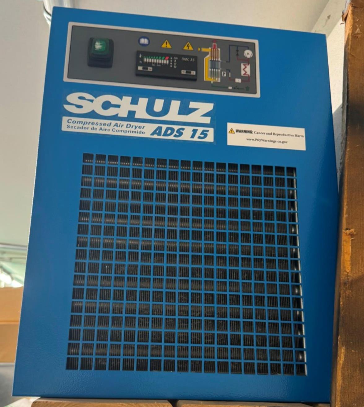 Schulz ADS 15 (ADS15) Non-Cycling Refrigerated Air Dryer (15 CFM 115V 1-Phase)