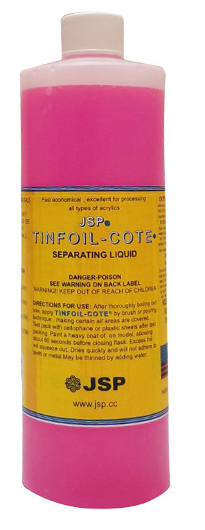 JSP® TIN FOIL-COTE SEPARATING LIQUID 16oz 473m Tin Foil Substitute l(de115)