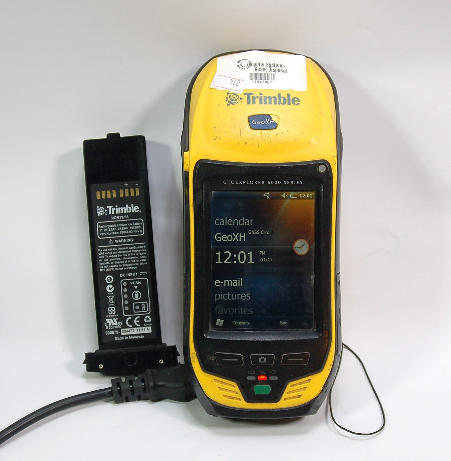 Trimble GeoExplorer 6000 Series GeoXT with GHX model 88950