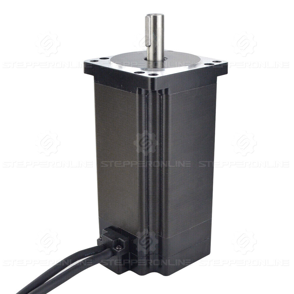 STEPPERONLINE 12Nm Nema 34 Closed Loop Stepper Motor 1700oz.in 6A Φ14mm L=175mm