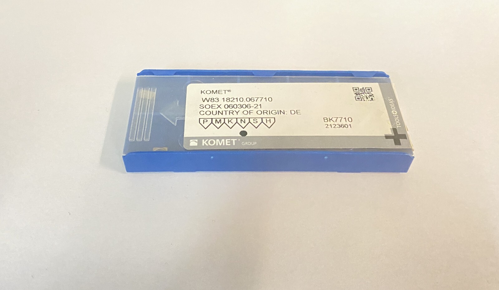 Komet 10 pcs. W83 18210.067710 Carbide inserts SOEX 060306-21 BK7710