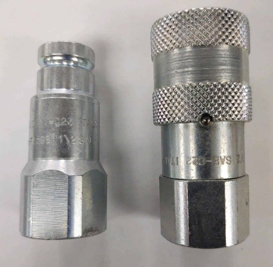STUCCHI-SET FLAT FACE COUPLER AND TIP