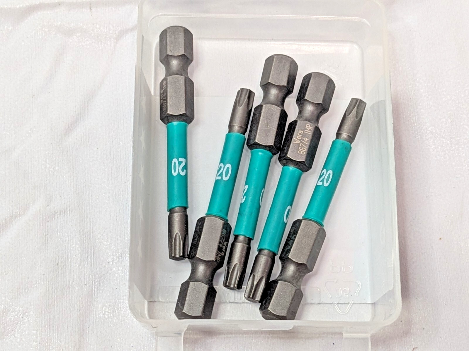 5PCS/PACK Wera Torx Impaktor Bits Diamond Coat 20×50 mm 867/4 IMP DC 05057664001