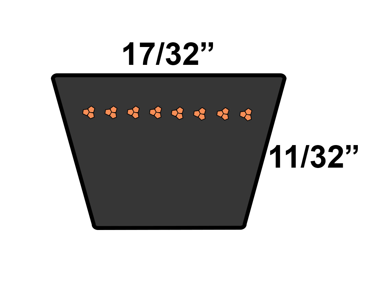 D&D P9400 Replacement Belt fits PRO 1