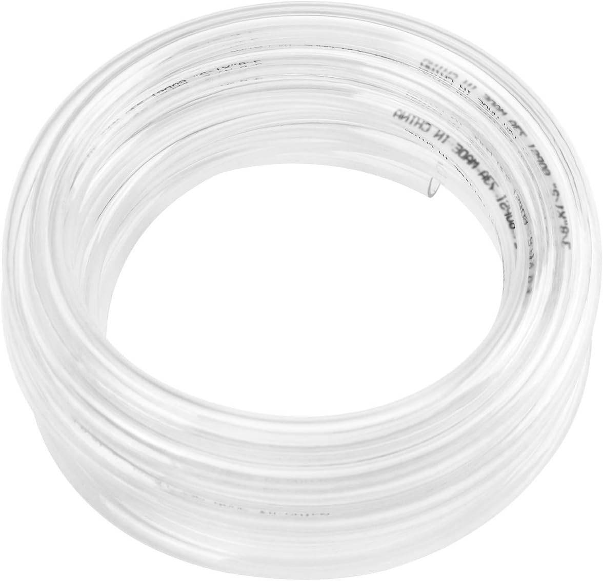 Durable Clear PVC Tubing 1/2″ ID – 25ft Flexible Hose for Aquariums & Gardens