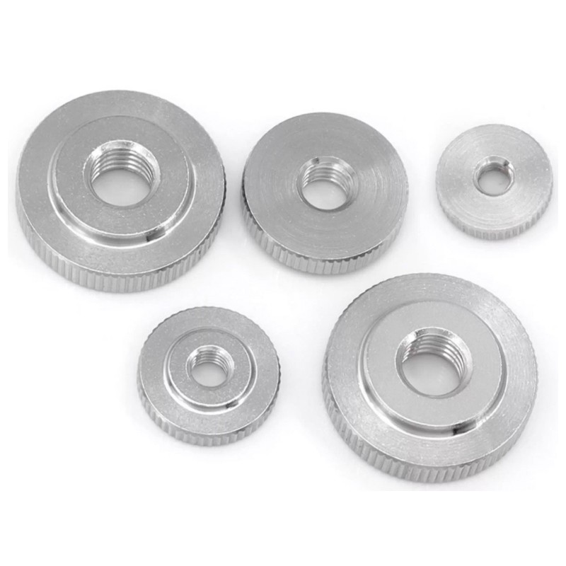 304 Stainless Steel Knurled Thumb Nut Head Grip Nut GB807 M2 M2.5 M3 M4 M5-M12
