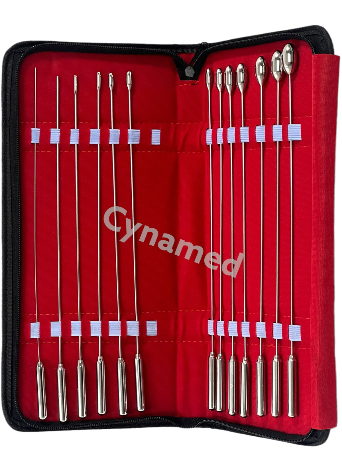 PREMIUM O.R GRADE BAKES ROSEBUD URETHRAL SOUNDS DILATOR SET SURGICAL INSTRUMENTS