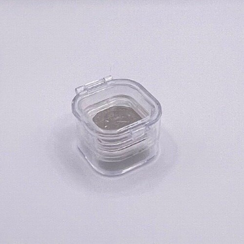 20 Pack, Denture False Teeth Membrane Case Container Hinged Display Box Jewelry