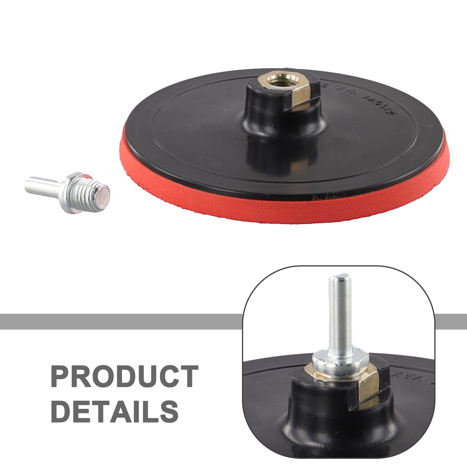 For Angle Grinders Firm Backing Pad Polishing Machines 1 Pack 125mm/5inch