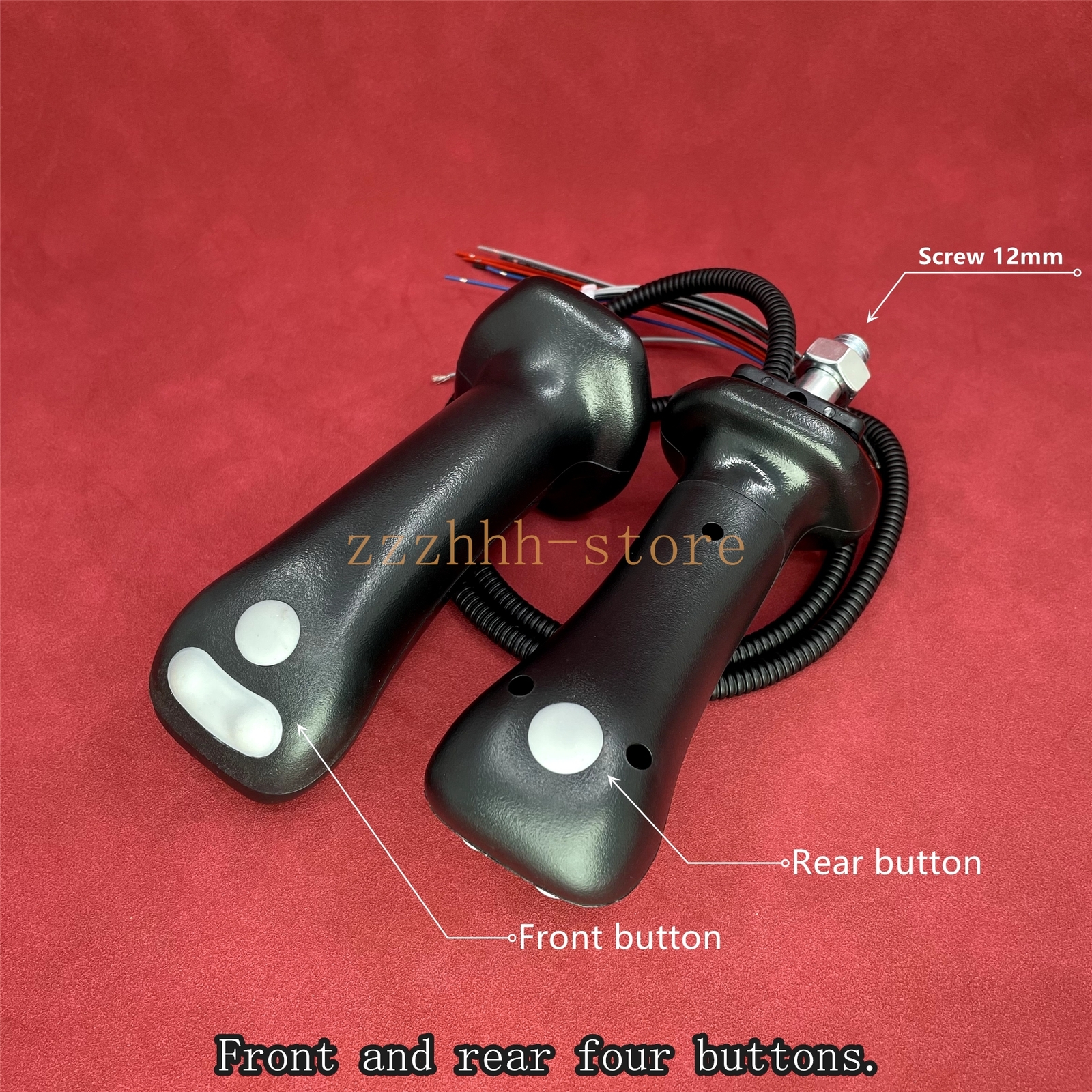 For Rexroth Excavator Joystick Handle 1 Pair Left Right