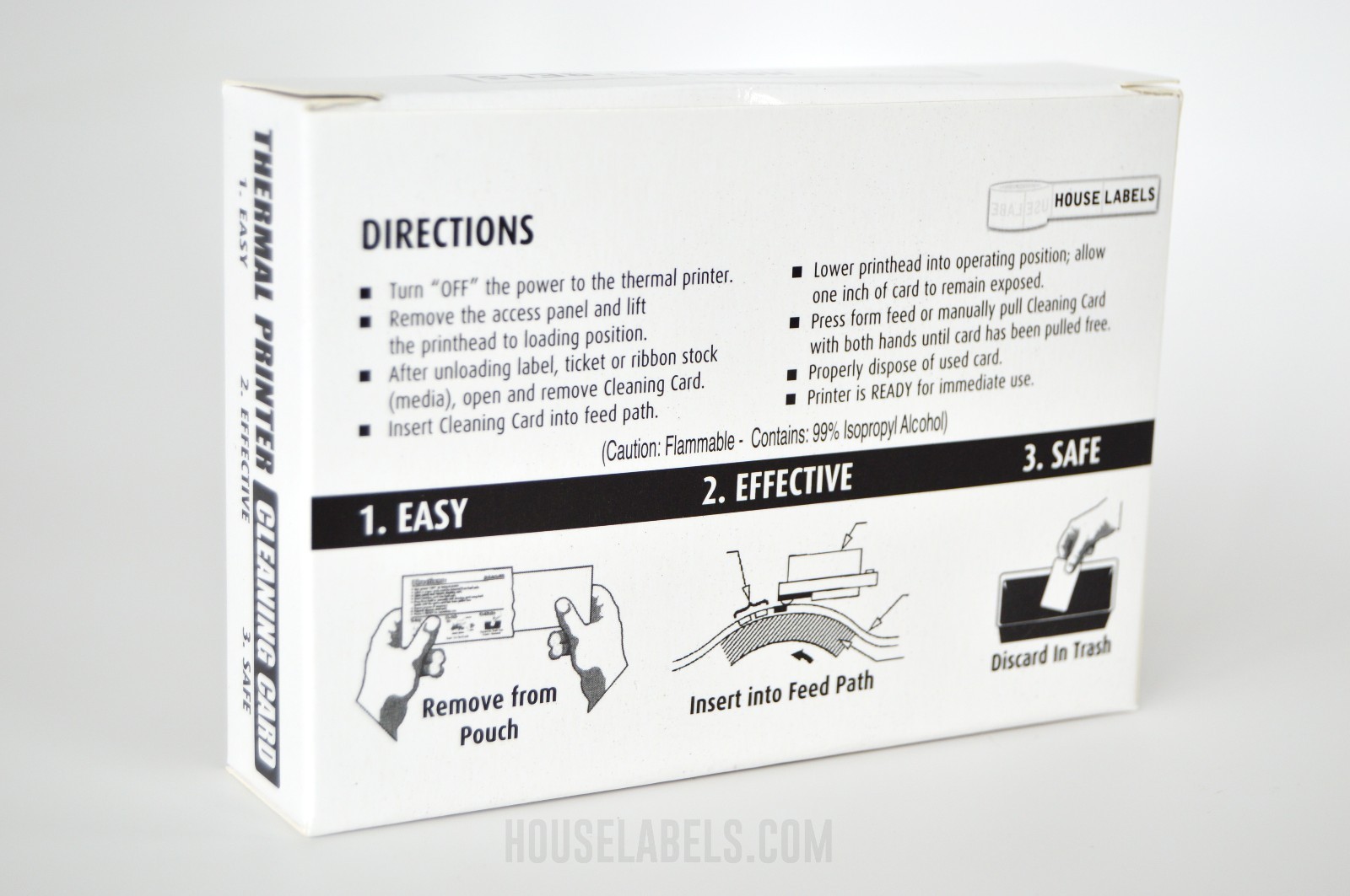 25 DYMO Compatible 60622 CLEANING CARDS – 2.1″ x 3.5″ Works Great For Dymo 30254