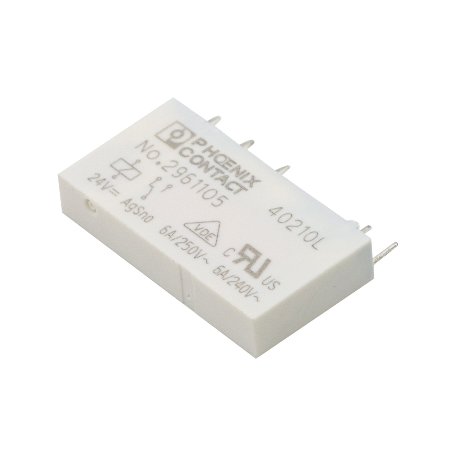 20pcs 24VDC 6A 250VAC 5-Pin For No.2961105 Phoenix Contact Power Relay