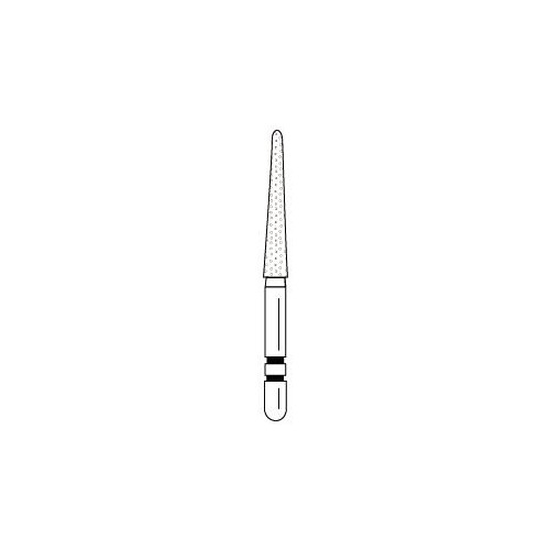 Abrasive Technology Two Striper FG #799.11 Round Taper Coarse Diamond Burs 5/Pk