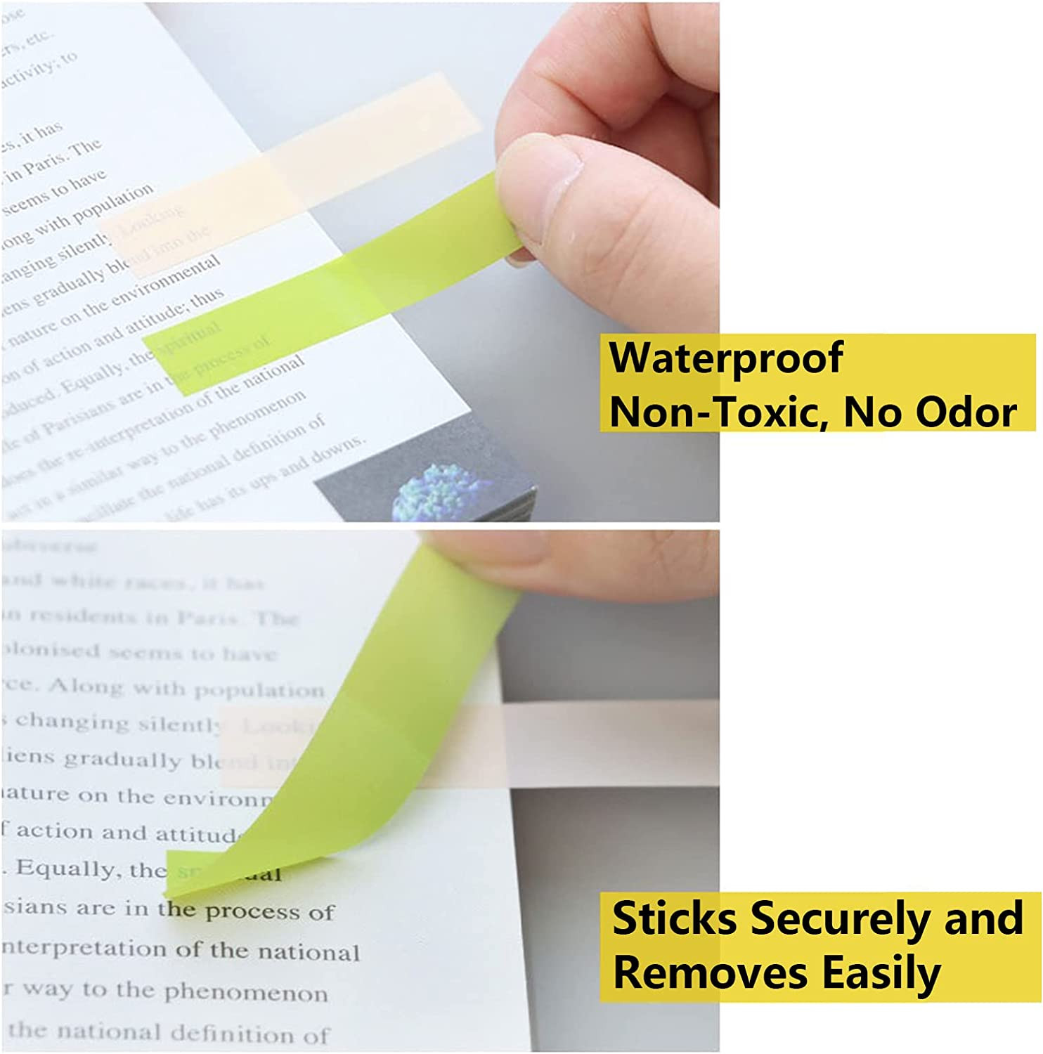 2400Pcs Sticky Tabs for Annotating Books,Morandi Tabs | Binders,Page Markers Cl