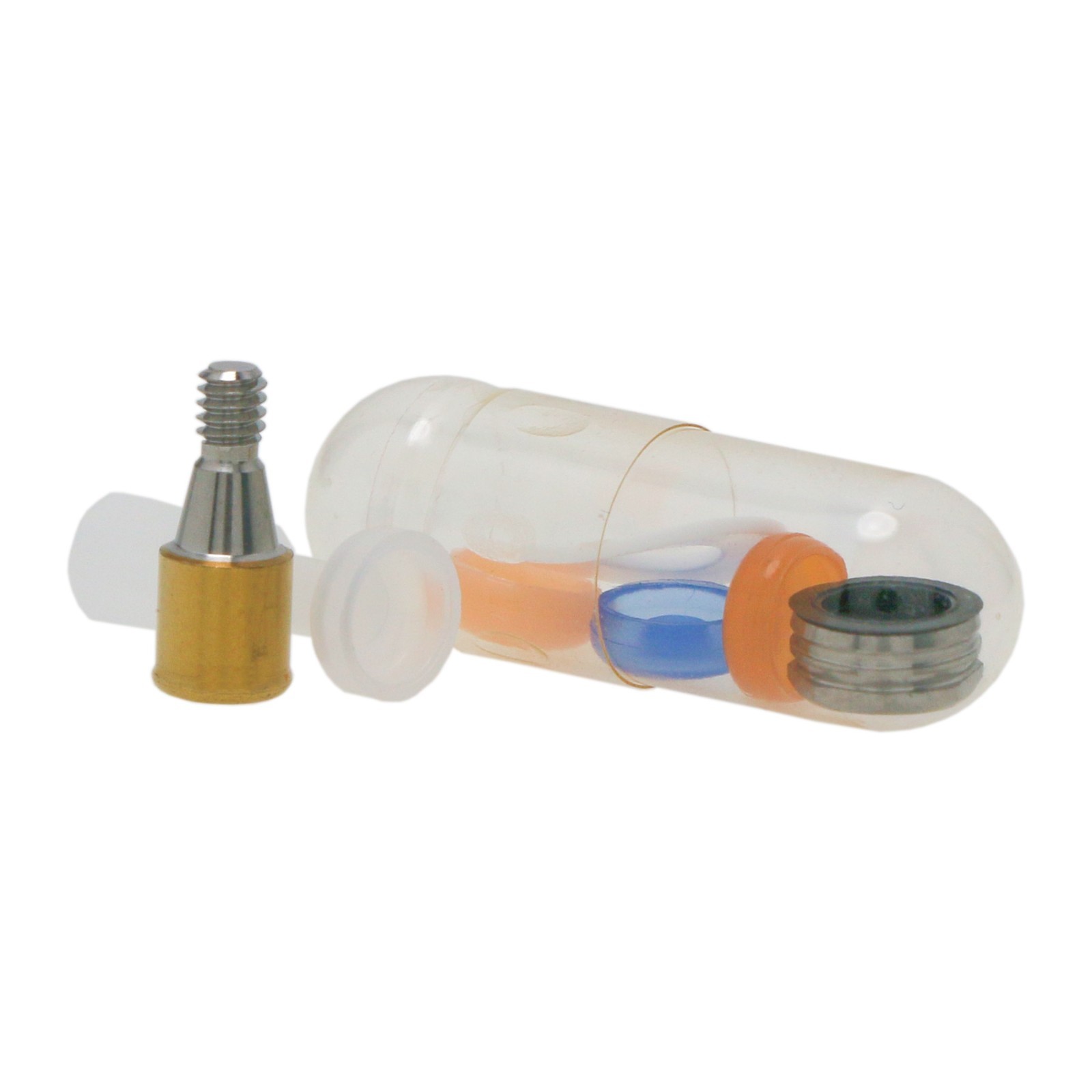 US Dental Mini Overdenture Locator Abutment & Male Caps Fits Hiossen Osstem ET