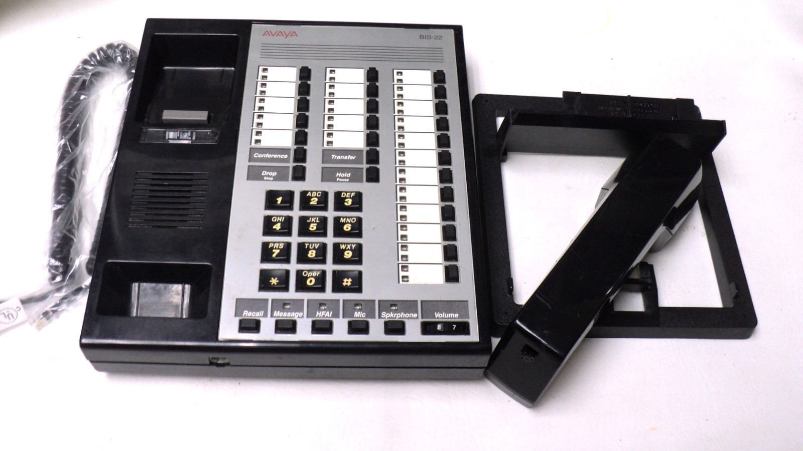 Merlin BIS-22 Button Phone with Desk Stand Warranty 7314H AT&T Avaya