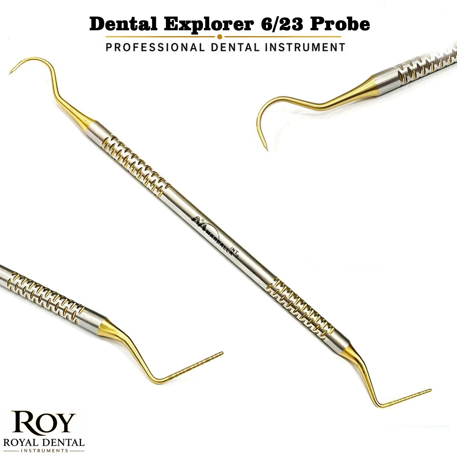 Dental Perio Explorer 23 Probe UNC 15 Color Marking Diagnostic Double Ended Tool