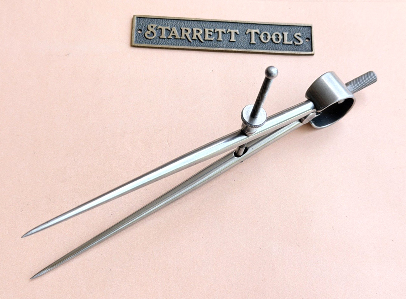 STARRETT No.277-6 Spring-Type Dividers With Round Legs- 6” Size & Capacity. USA