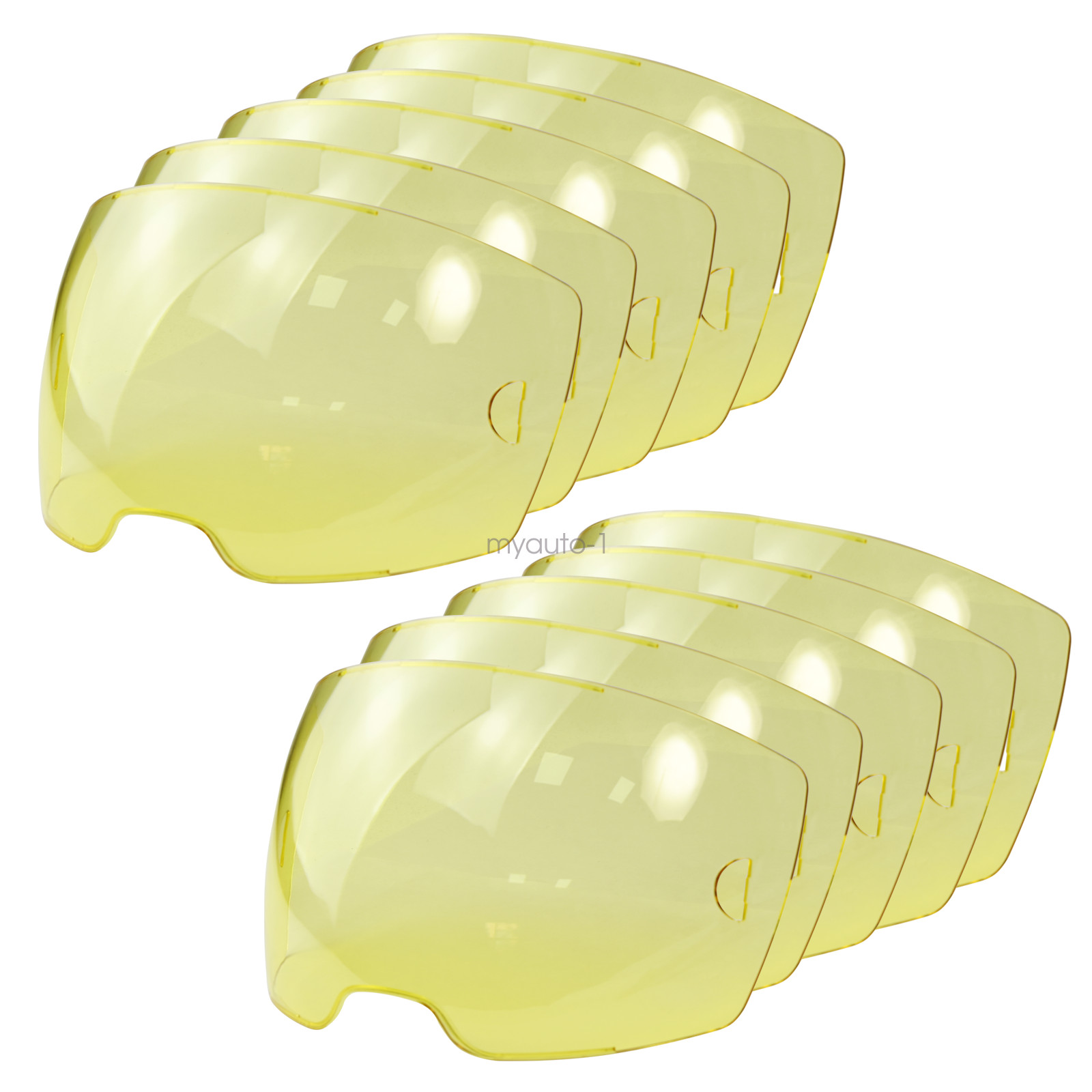 10 PACK 0700000803 Amber Front Cover Lens For ESAB Sentinel A50 Welding Helmet