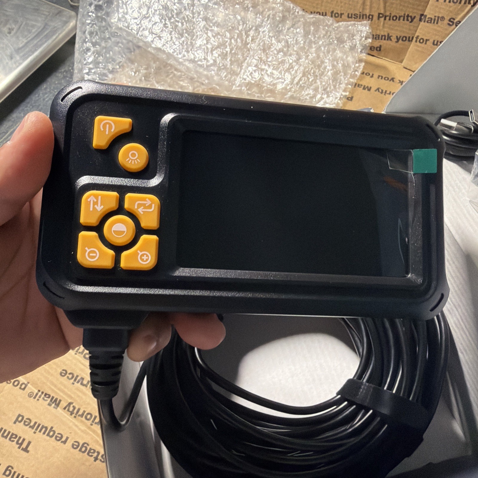 P100 Industrial Endoscope Bore Scope 4.3″ Screen, Waterproof 50FT