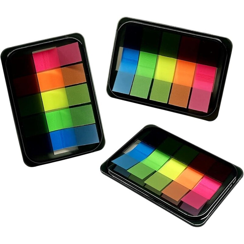 300PCS Sticky Index Tabs Transparent Page Markers Notes Annotation Labels Flags