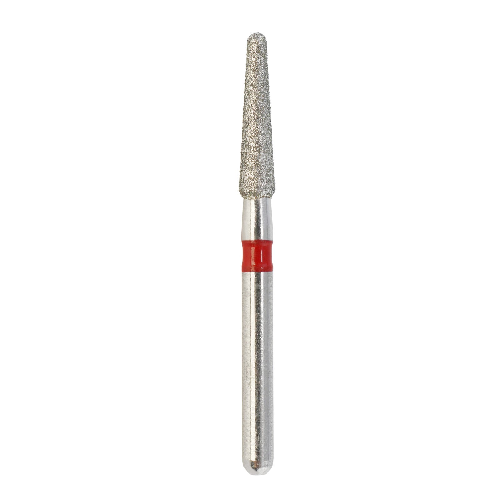 Dental Burs Diamond 856/018F Round End Taper Fine Grit Red FG High Speed Drills