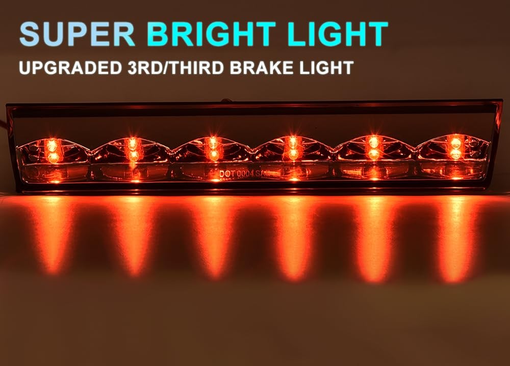 Leer ARE Clear Third Brake Light Assembly Compatible with Jason Century Astro