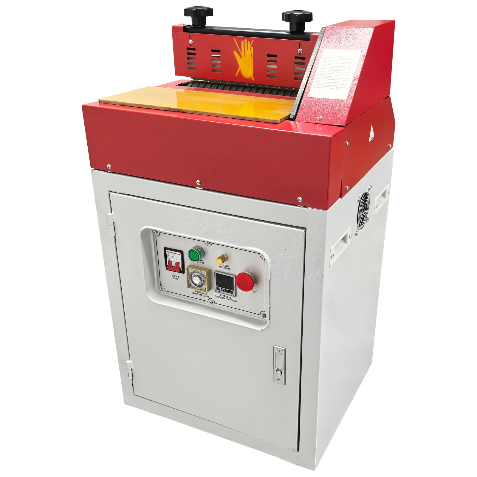 11.8In Stand Type Hot Cementing Machine Hot Melt Glue Coating Shoes Leather 220V