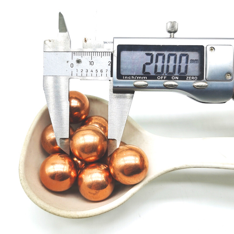 Pure Cupper Balls Solid Precision Ball Smooth Sphere Beads Φ 0.3mm-38mm 99.9% Cu