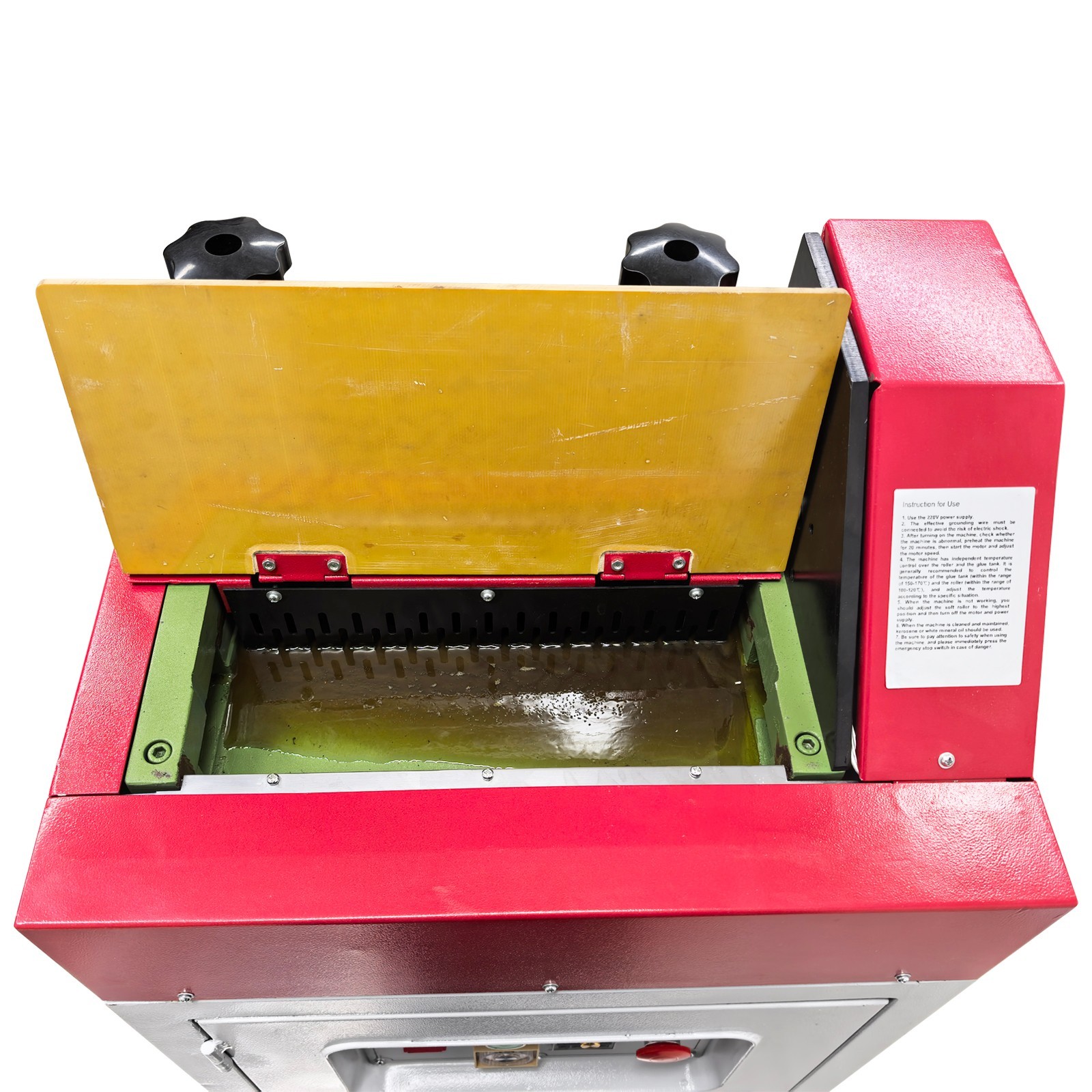 11.8IN Hot Melt Gluing Machine Glue Coating Machine Hot Cementing Machine 220V