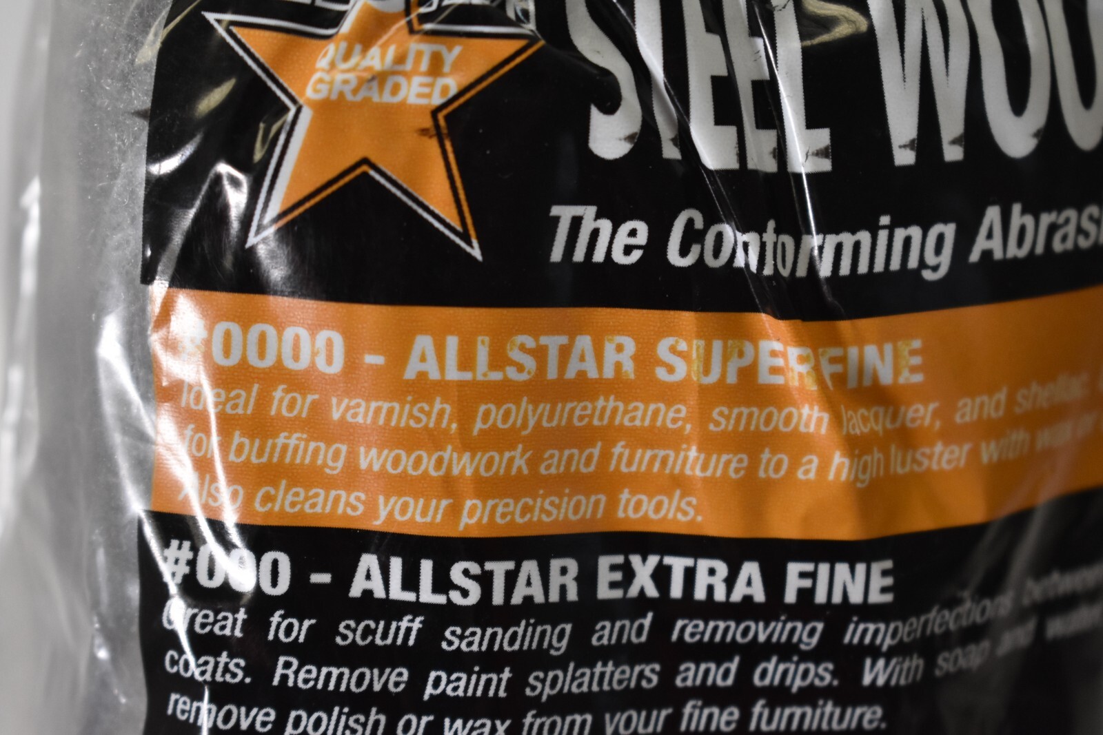 AllStar Super Fine Coarse Steel Wool 16 Pack Quality Graded Conforming Abrasive