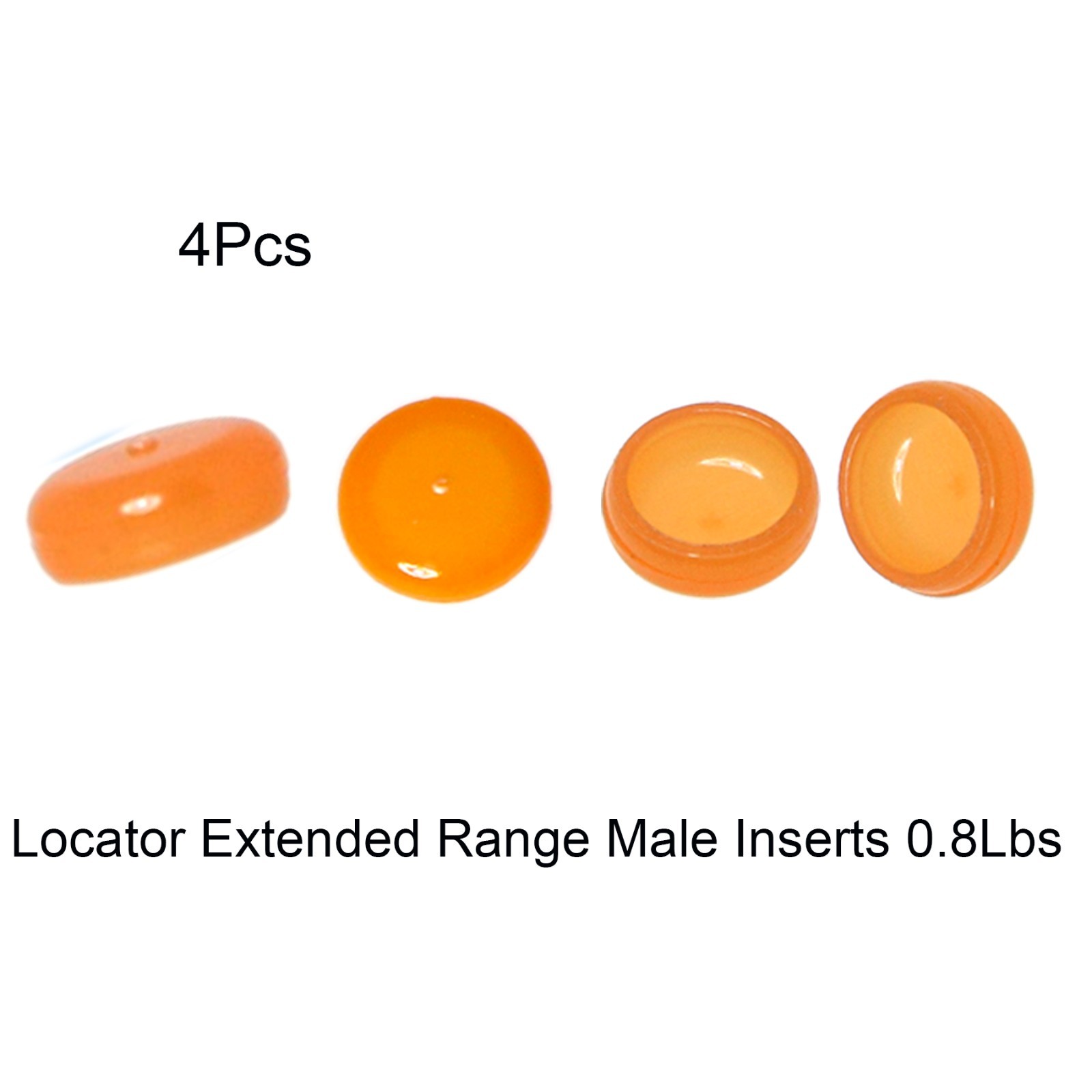 Zest Locator PEEK Male Caps Inserts Extended Range 0.8lbs Replace Retention caps