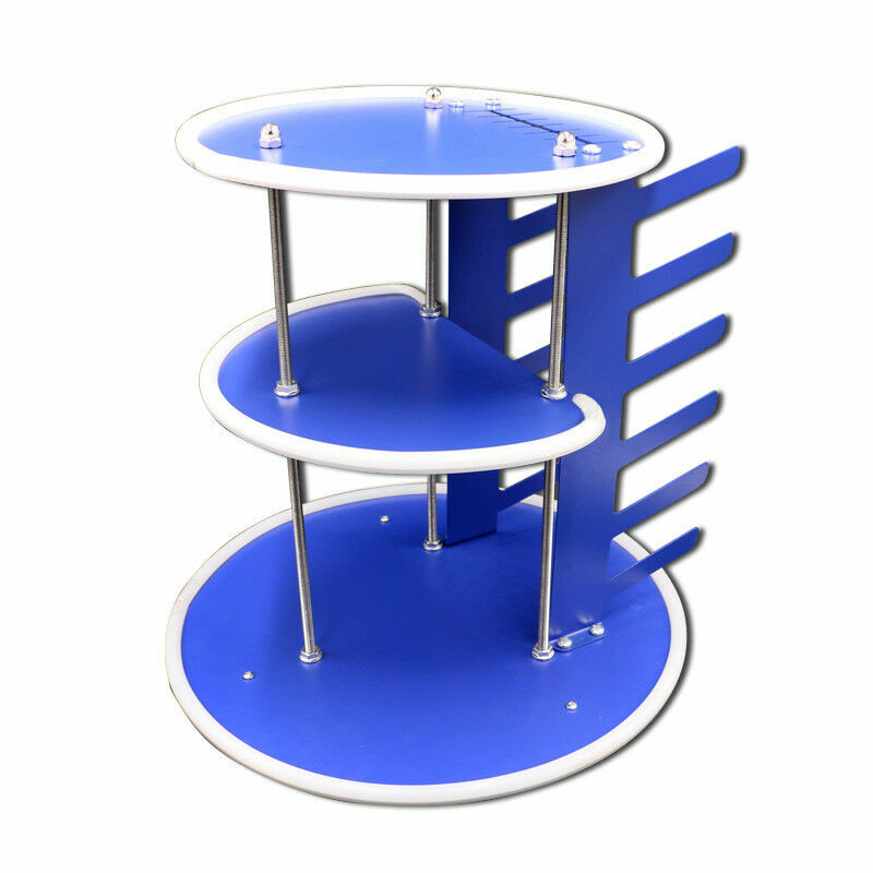 3 Layer Desktop Screen Printing Rotary Storage Rack for Squeegee Spatulas