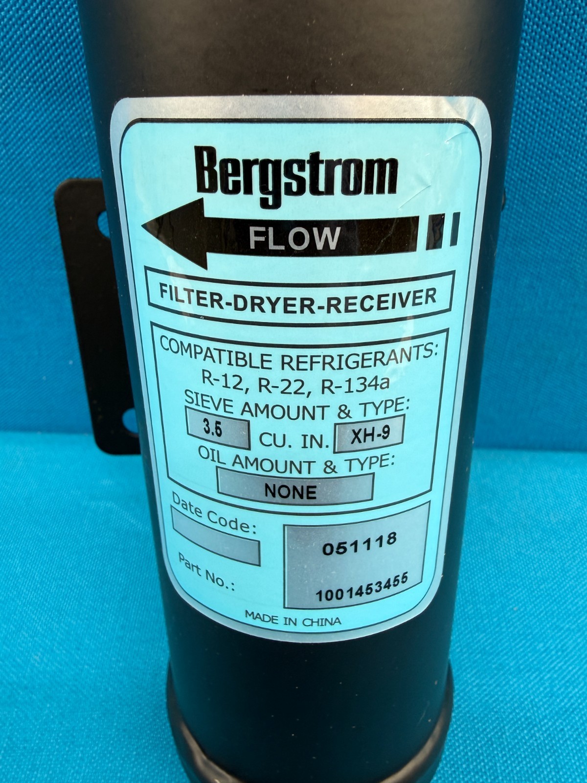 Kysor 1999256 Bergstrom A/C Filter Receiver Drier 1001453455