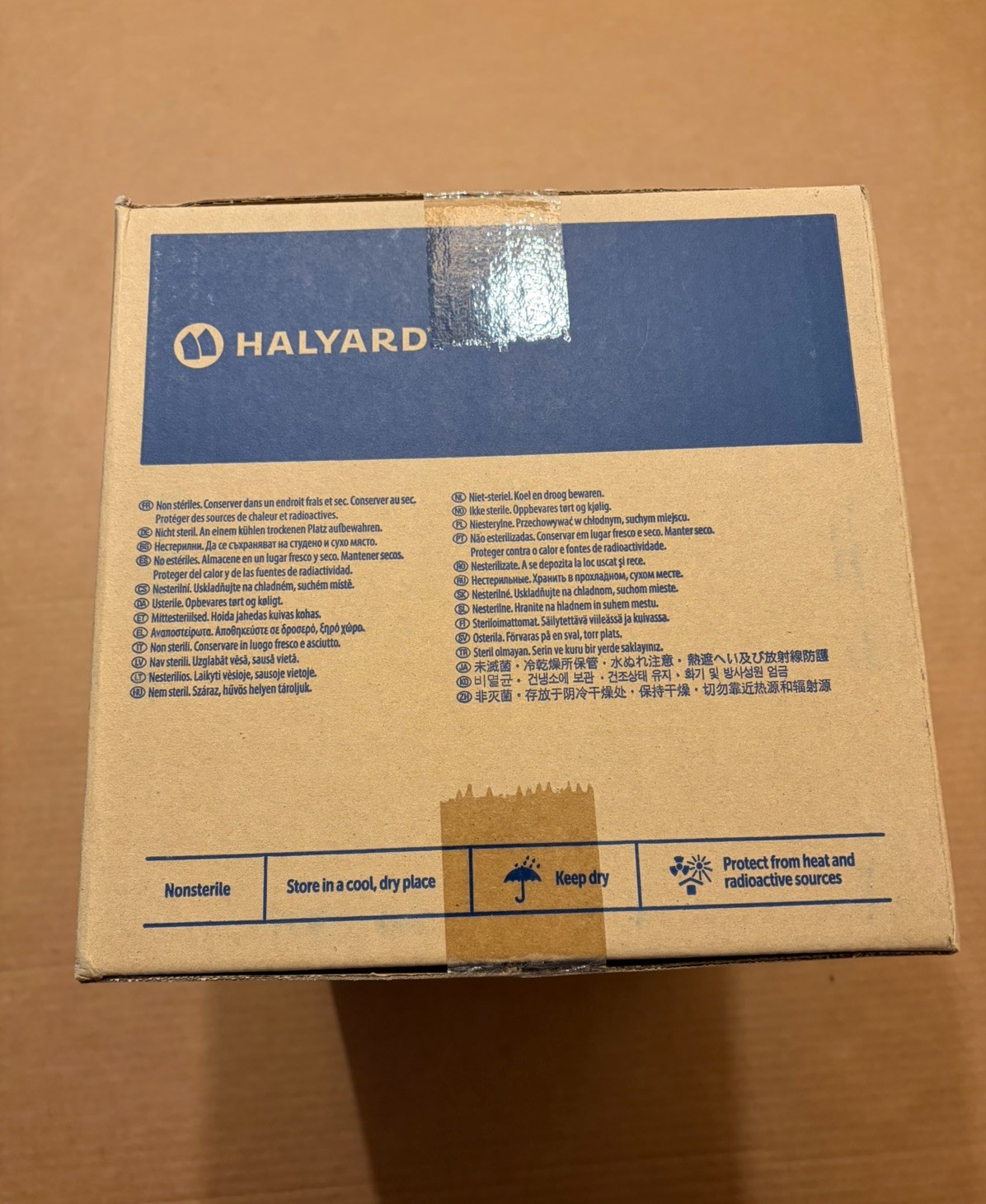 HALYARD PURPLE NITRILE Gloves Powder-Free 55082 10 Boxes (1000ct) Sz M Exp 3/25