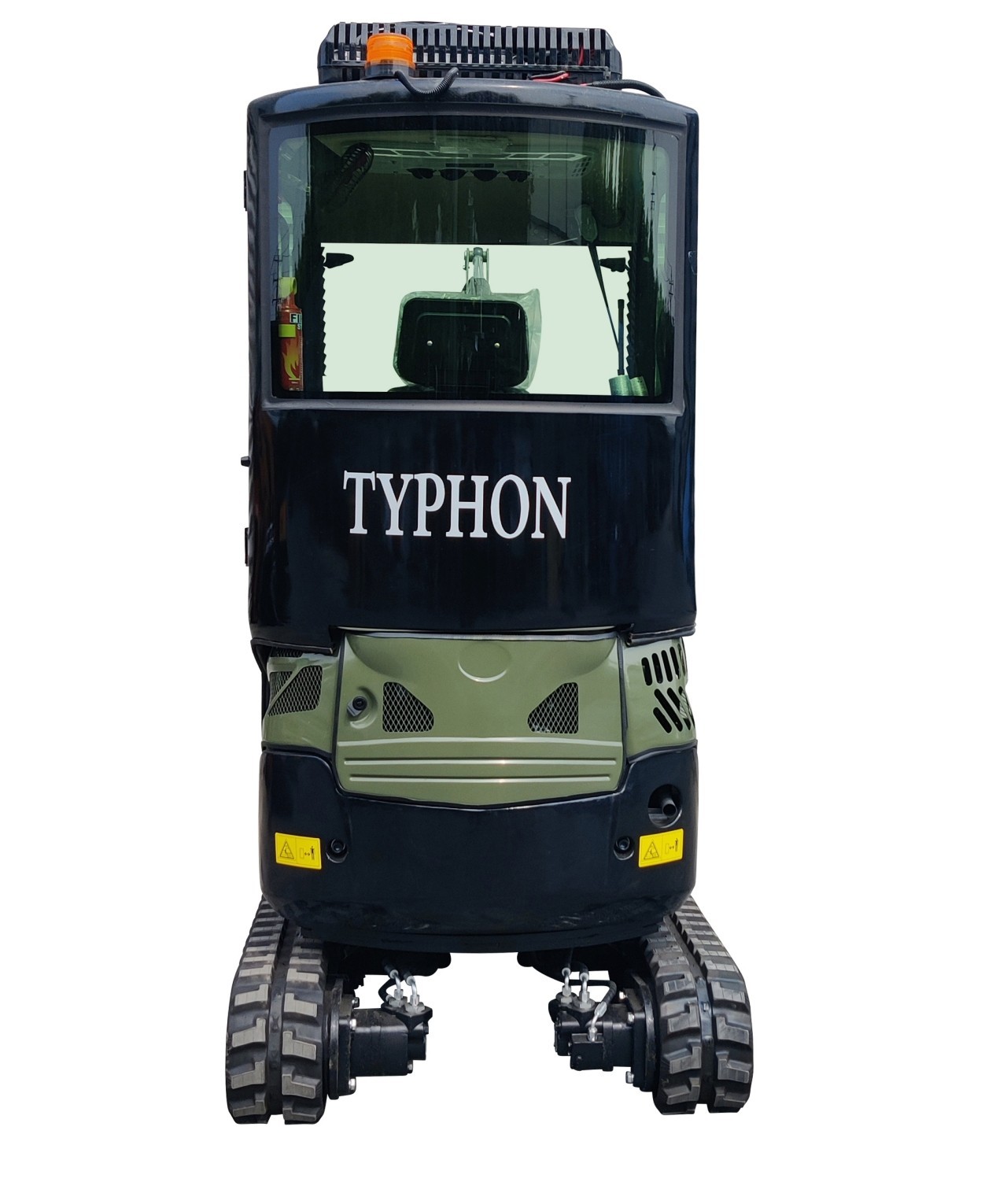 TYPHON Terror XVIII Prestige 2 Ton Mini Excavator AC/Heater cabin 13 Attachments