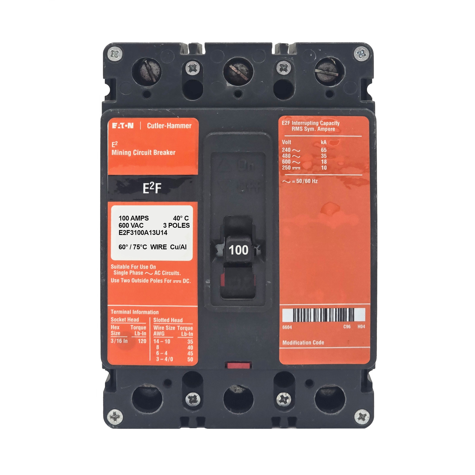 E2F3100A13U14 – Eaton / Cutler Hammer – Seller Reconditioned